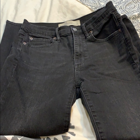 gap true skinny super high rise crop